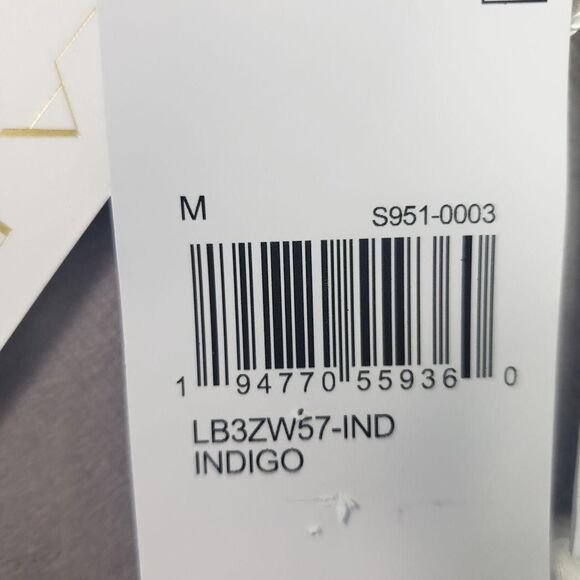 La Blanca Crochet Swim Cover Up Womens Medium Indigo Tunic Dress V Neck LB3ZW57 - Picture 11 of 12